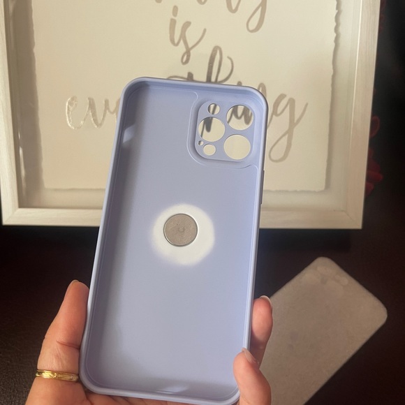 Brand new IPHONE 12 and 15 pro max panda case in purple blue - Picture 3 of 10